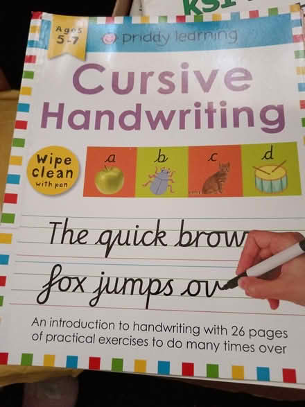 Photo of free Wipe clean cursive handwriting book (London SW9) #1