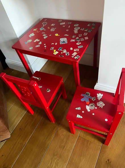 Photo of free Small children table and two chairs (West Wickham BR4) #1