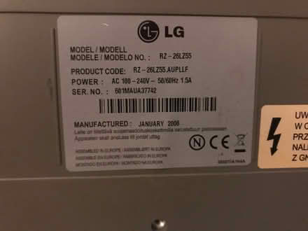 Photo of free LG TV screen (Leytonstone) #3