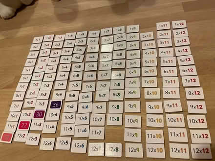 Photo of free Magnetic times table tiles (Malvern WR14) #1