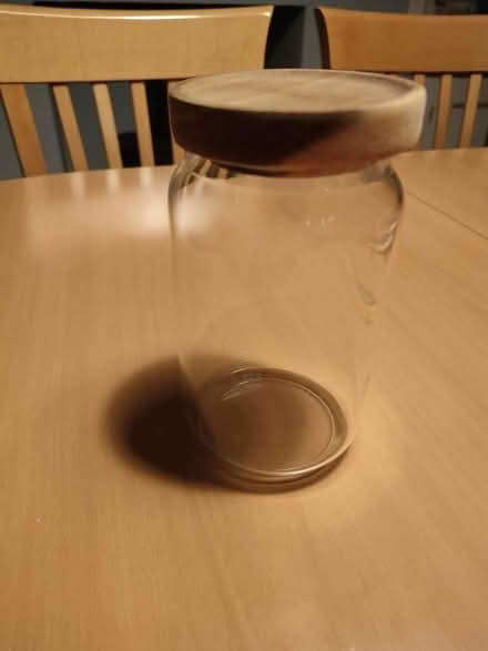 Photo of free Glass storage jar with lid (Earlsdon CV5) #1