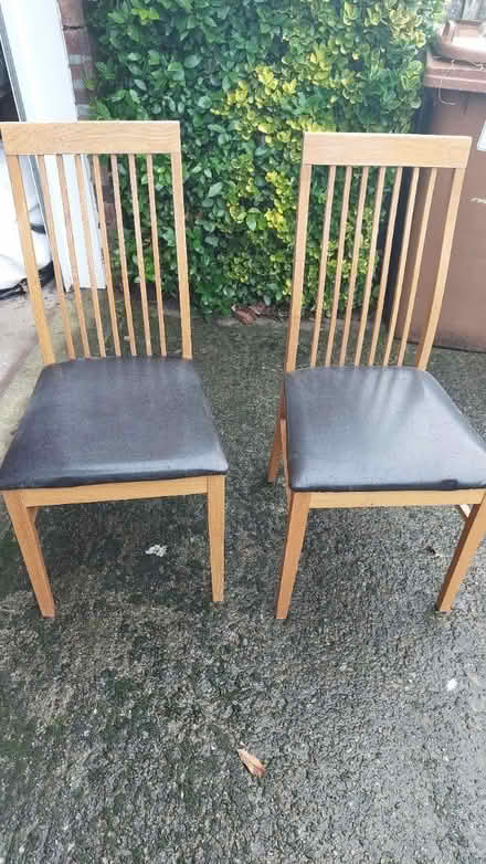 Photo of free Oak chairs (Bebington CH63) #2