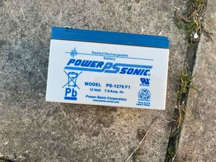 Photo of free Large Battery (SW15) #1