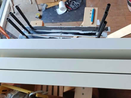 Photo of free Three ikea white floating shelves (Upper Walthamstow E17) #1