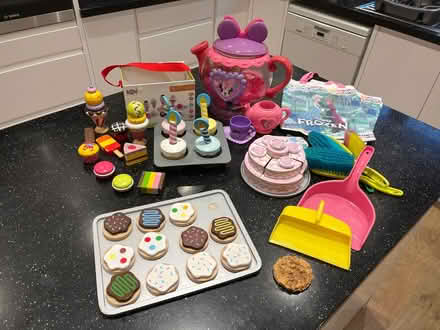 Photo of free Toy cakes , tea set etc (Pirbright) #1