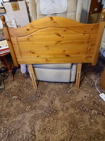 Photo of free Wooden Headboard (Hitchin SG4) #1