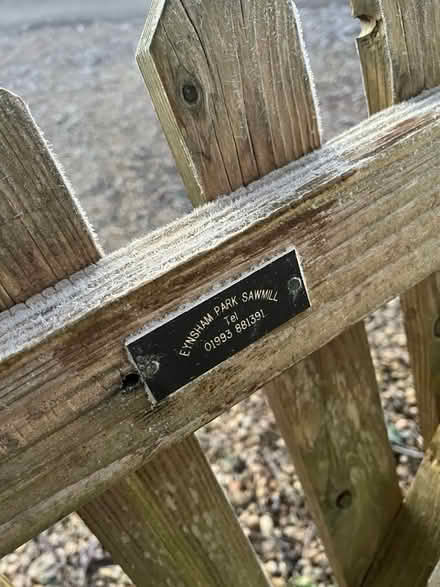 Photo of free Wooden gate (Yelford OX29) #2