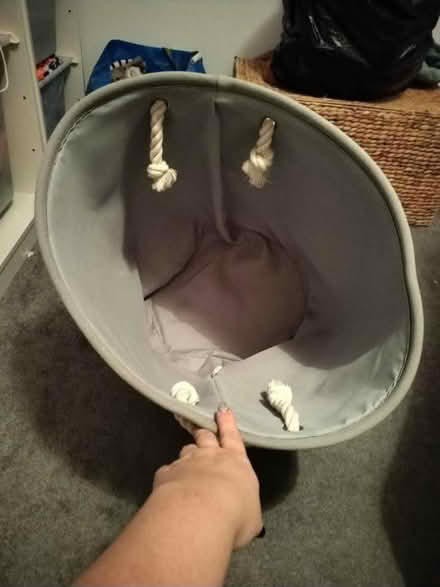 Photo of free Grey elephant storage basket (Larkfield, ME20) #3
