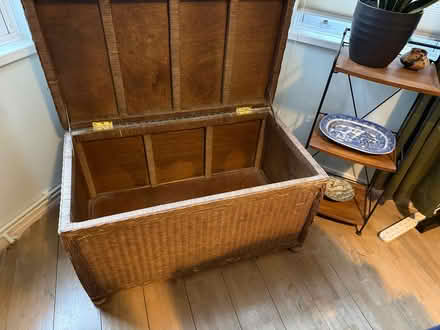 Photo of free Wicker chest (Lower Weston) #1