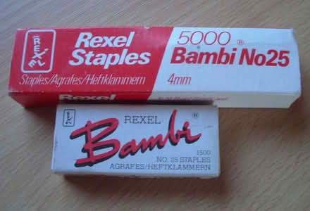Photo of free Staples - Bambi No.25 (Flaxby HG5) #1