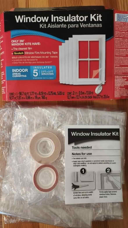 Photo of free Plastic film for window insulation (King Farm) #1