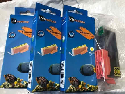 Photo of free Canon Pixma Compatible Ink Cartridges (Coleshill HP7) #1
