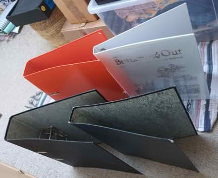 Photo of free Four A4 ring-binders (Crookes (S10)) #1