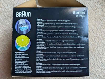 Photo of free Braun elec shaver cleaning cartridges (Alton GU34) #4