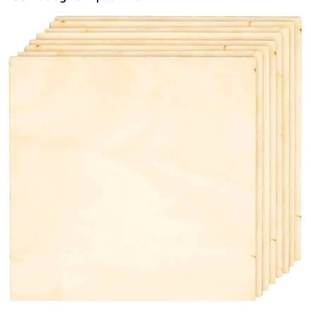 Photo of 3mm Ply wood squares (Bernards Heath AL3) #1