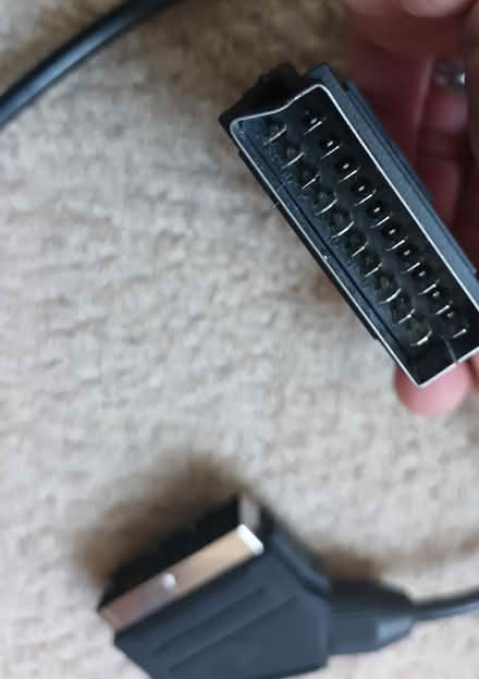 Photo of free 1m scart lead (TV to DVD player) (Crookes (S10)) #2