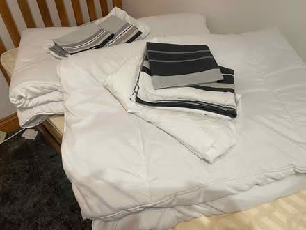 Photo of free Single bed bedding x 2 (Virginia Water) #1