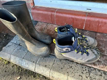 Photo of free Size 3 walking boots and wellies (Chorley SK9) #1