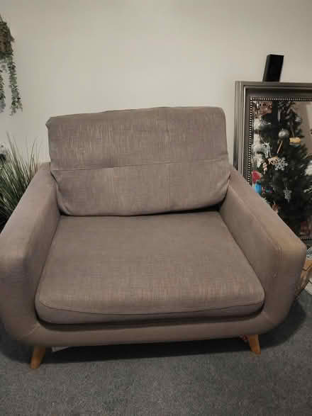 Photo of free Grey love seat (Sonning) #2