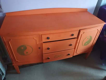 Photo of free Sideboard. Needs retouchibg or can be upcycled. (Stonehouse GL10) #2
