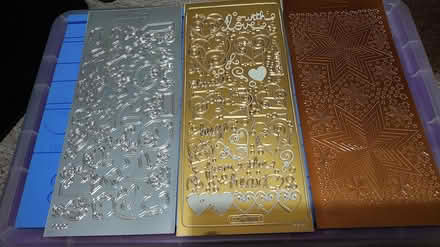 Photo of free Card crafting stickers (West Bedhampton PO9) #3