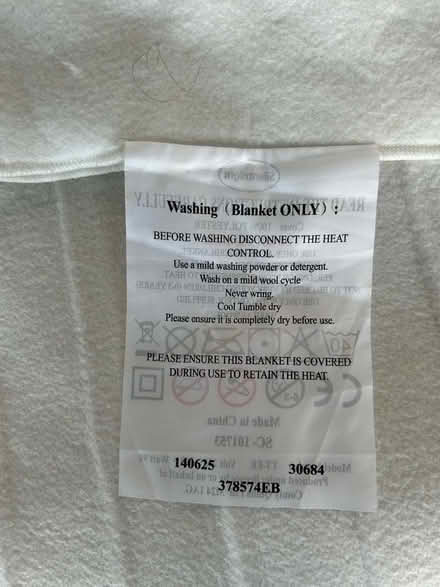 Photo of free Electric Blanket - Single (Kendal LA9) #3