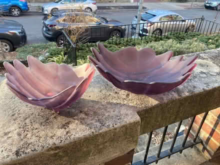 Photo of free Two translucent art glass bowls (Mt. Pleasant DC) #1