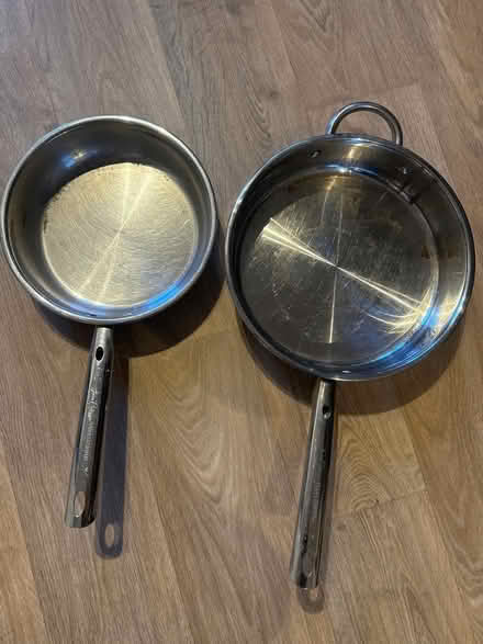 Photo of free Stainless steal pans (Stretton, East Staffordshire) #1