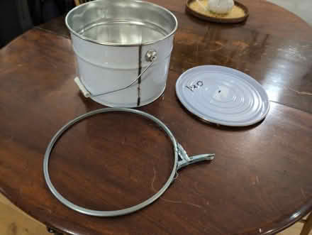 Photo of free Metal bucket with secure lid (Bermondsey SE1) #3
