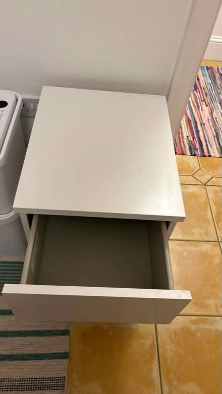 Photo of free 2x white IKEA bedside tables (Woughton on the Green MK6) #3
