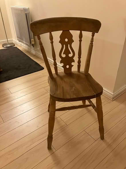 Photo of free Fiddleback dining chair x 2 (Cambridge CB5) #1