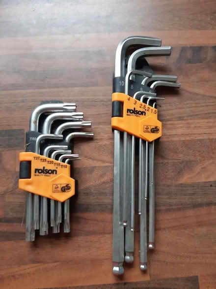 Photo of free 2 sets of various allan keys (Parsons Heath, CO4) #1