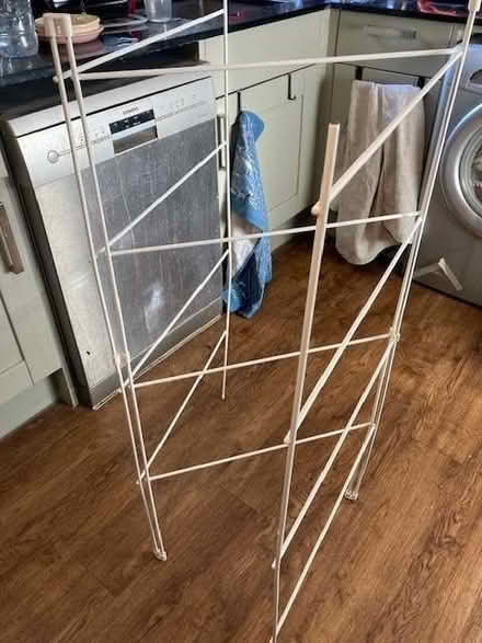 Photo of free White plastic clothes airer (Lewes BN7) #1