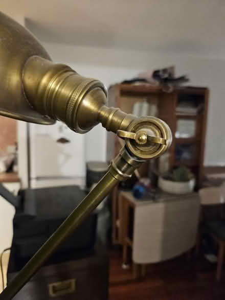 Photo of free Antique brass floor lamp (E15 1HB) #2
