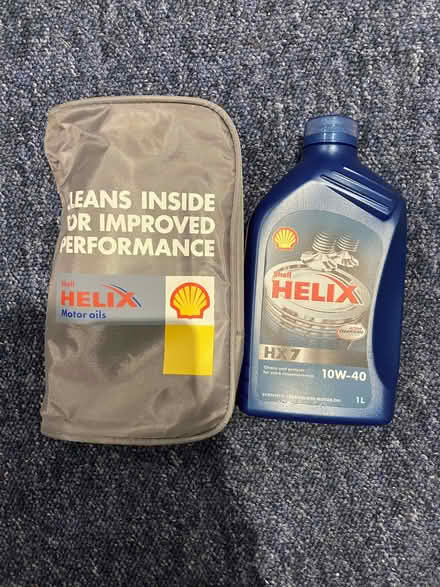 Photo of free Shell Helix motor oil (10W-40) (Horsell GU21) #1