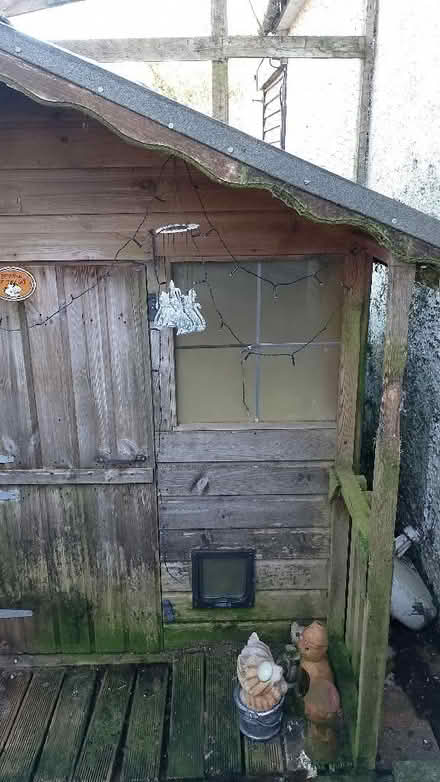 Photo of free Large wooden Wendy house (Battle TN33) #2