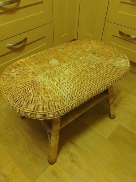 Photo of free Wicker conservatory side table (Crosspool S10) #1