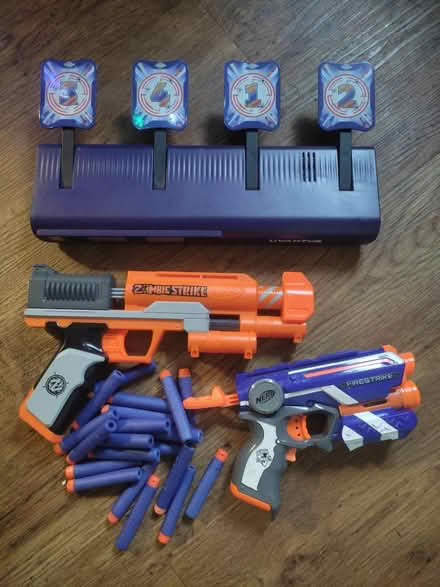 Photo of free NERF pistols and target (Coventry Tile Hill CV4) #1