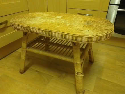 Photo of free Wicker conservatory side table (Crosspool S10) #2