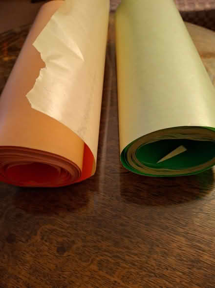 Photo of free Two rolls of day-glo paper (Lightwater GU18) #2