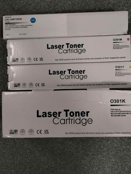 Photo of free OKI Laser toner cartridges (B91 - Central Solihull) #1