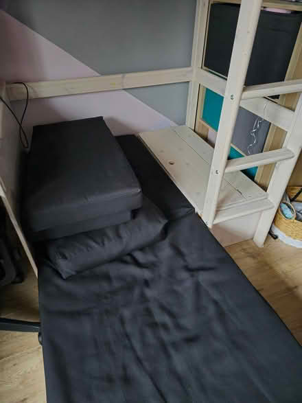 Photo of free Tall bed with desk and pullout (churchtown D14) #1