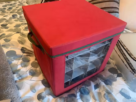Photo of free Christmas ornament storage boxes (Ayer) #2