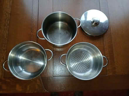 Photo of free Steamer stack of pans - about 20cm diameter (West Bridgford NG2) #3