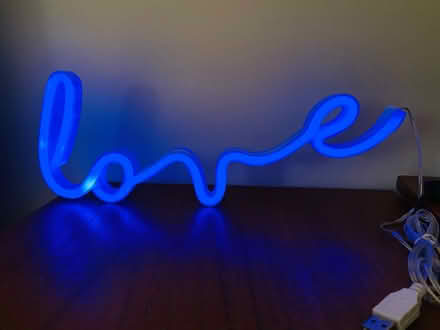 Photo of free Desktop Neon “Love” Sign (Purley on Thames, RG8) #1