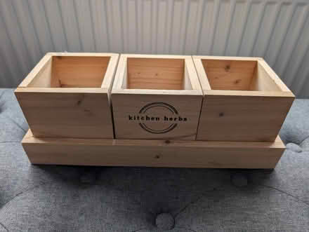 Photo of free Kitchen herb wooden planter (Fareham PO15 5) #1