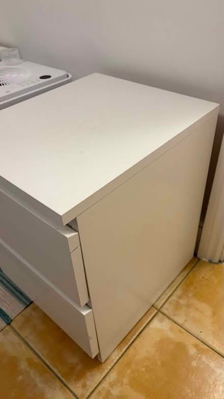 Photo of free 2x white IKEA bedside tables (Woughton on the Green MK6) #2