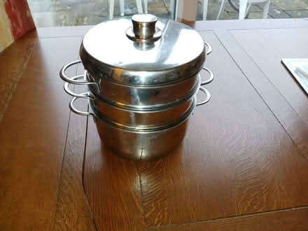 Photo of free Steamer stack of pans - about 20cm diameter (West Bridgford NG2) #1