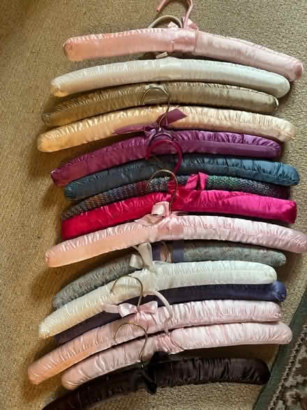Photo of free 14 padded hangers (OX11 South Moreton, Didcot) #1
