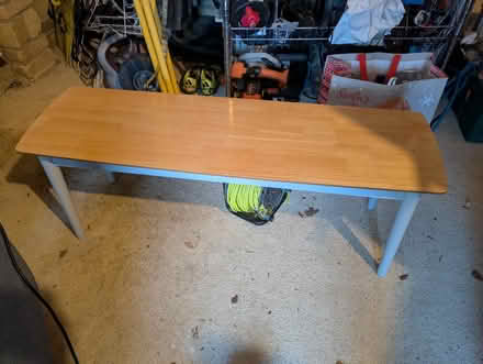 Photo of free Dining table and two benches (Hucclecote Meadows GL3) #1